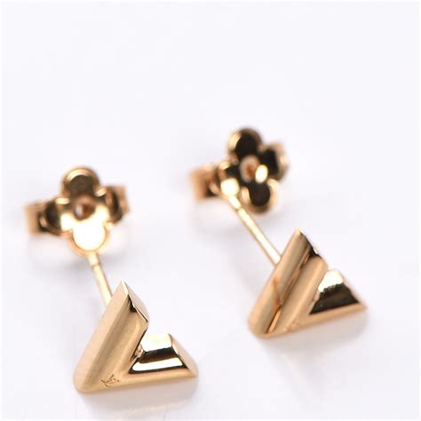 essential v stud earrings louis vuitton|louis vuitton's monogram earphone earrings.